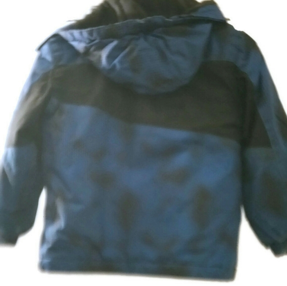 BOYS Blue Heavy Winter Coat WEATHERPROOF Size 5/6 - Picture 9 of 9